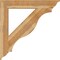 Ekena Millwork Funston Traditional Rough Sawn Bracket, Western Red Cedar, 6"W x 44"D x 44"H BKT06X44X44FST01RWR - alternate 4